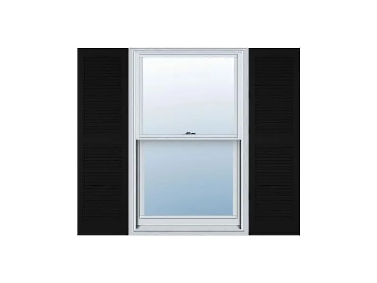 Open Louver Vinyl Shutters