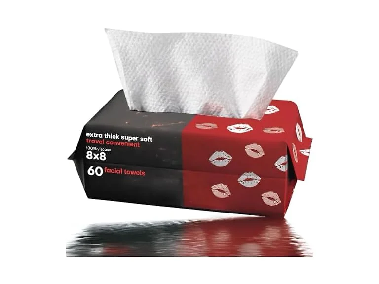 D2F Disposable Face Towels XL 8x8 Inch