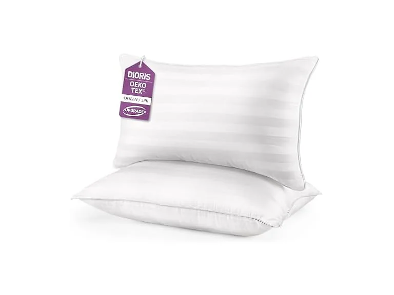 DIORIS Hotel Pillows Queen Set of 2