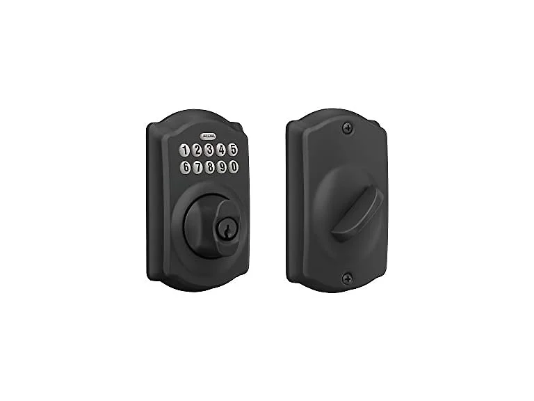 Schlage Camelot Matte Black Electronic