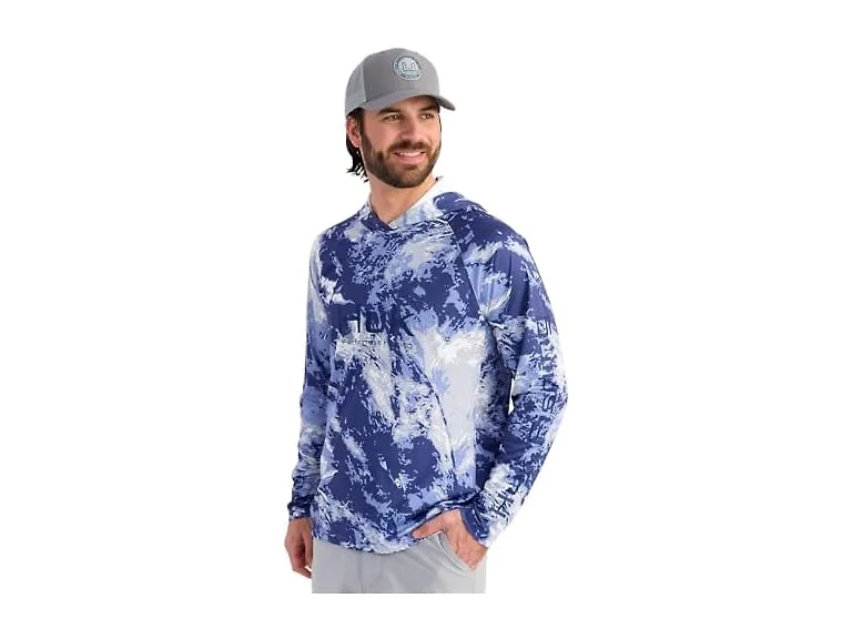 HUK Men (XXL) Pursuit Crew Long Sleeve Shirt