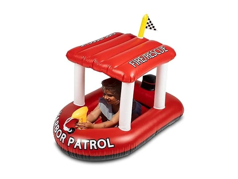 Toddler Inflatable Fire Rescue Boat