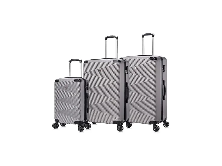 Tucci Italy Avenza Hardside Travel Suitcase Set of 3