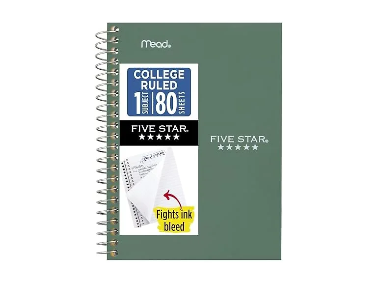 Five Star Spiral Notebook