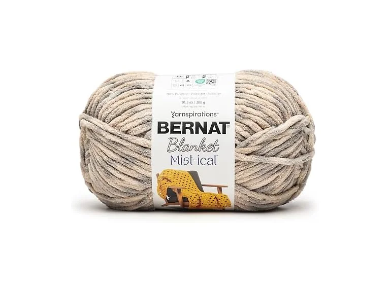 Spinrite Bernat Blanket Mist-Ical Yarn-Gray Cloud