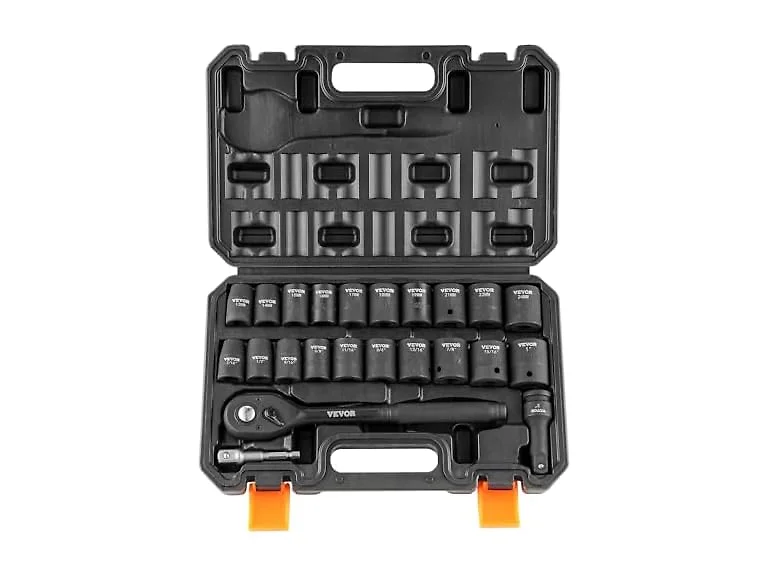 VEVOR Impact Socket Set with 1/2" Drive