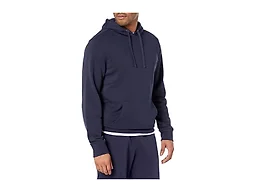 Amazon Essentials Men's Lightweight Long-Sleeve French Terry Hoodie, Navy, X-Small