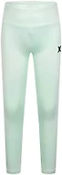 Hurley Girls' Leggings, Mint Foam Foil, Large