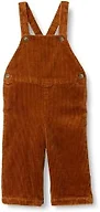 Amazon Essentials X Sofia Grainge Unisex Babies' Corduroy Bib Overall, Caramel, 18 Months