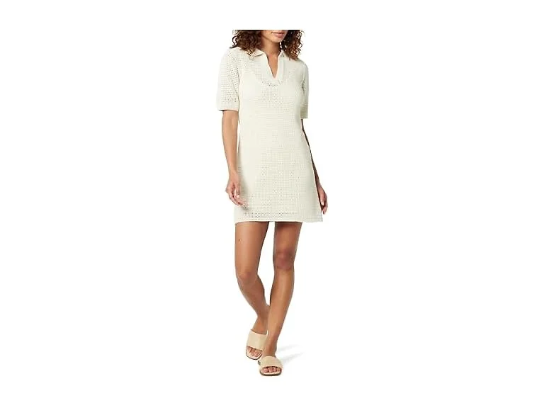 The Drop Women (2X) Melia Dress Whisper White