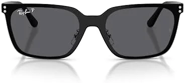 Ray-Ban RB3784D 003/81 45 45-145-145 Ray-Ban RB3784d Square Sunglasses Silver/DARK GREY POLICARBONATE POLARIZED