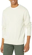 Amazon Essentials Men's Regular Fit Cotton V-Neck Pullover Sweater (Available in Big & Tall), Oatmeal Heather, X-Large
