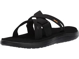 Teva 1099269-BLK 6 Teva Voya Slide Women's Shoes Black