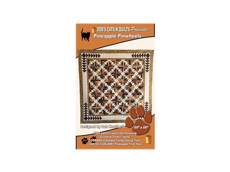 Deb's Cats N Quilts Pattern - Pineapple