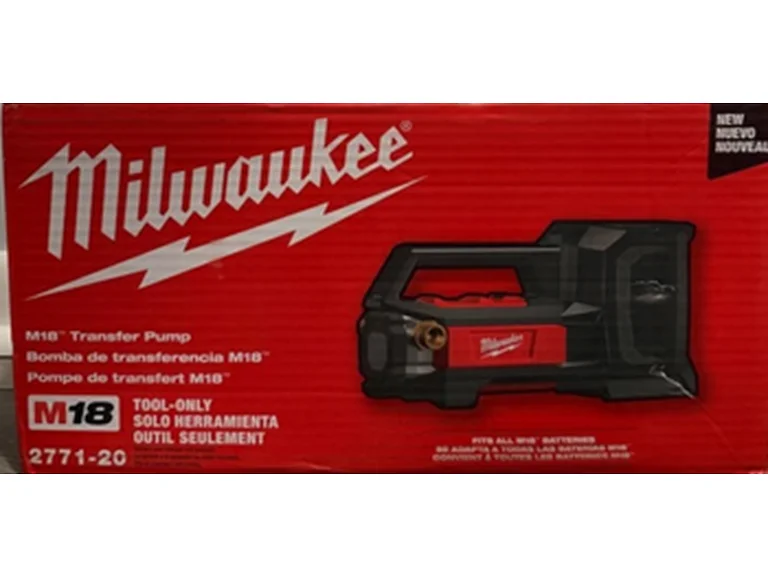 Milwaukee 2771-20 M18 18V 1/4 HP Transfer Pump (Open Box)
