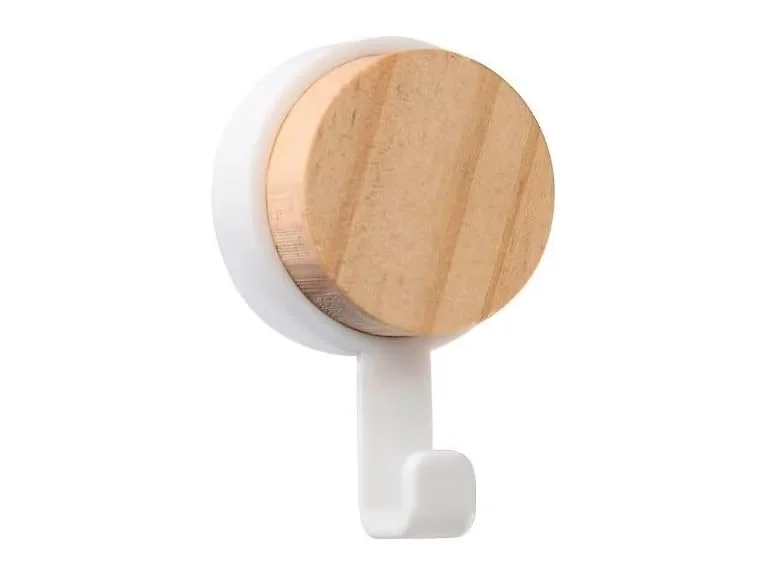 White Coat Hook to Single Towel/Robe Clothes,Hook 