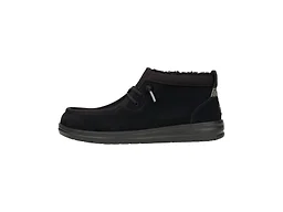 Hey Dude Mens Shoes, Wally Mid GripR Warmth, Black/Black, 46