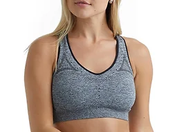 Hanes Seamless Racerback Moderate-Support Sports Bra with CoolDRI Moisture-Wicking
