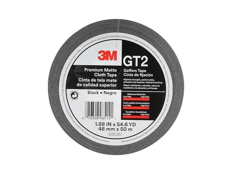 3M Premium Matte Cloth (Gaffers) Tape GT