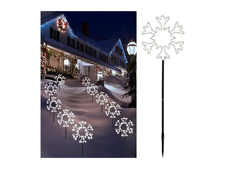 Brightown Snowflake Pathway Lights