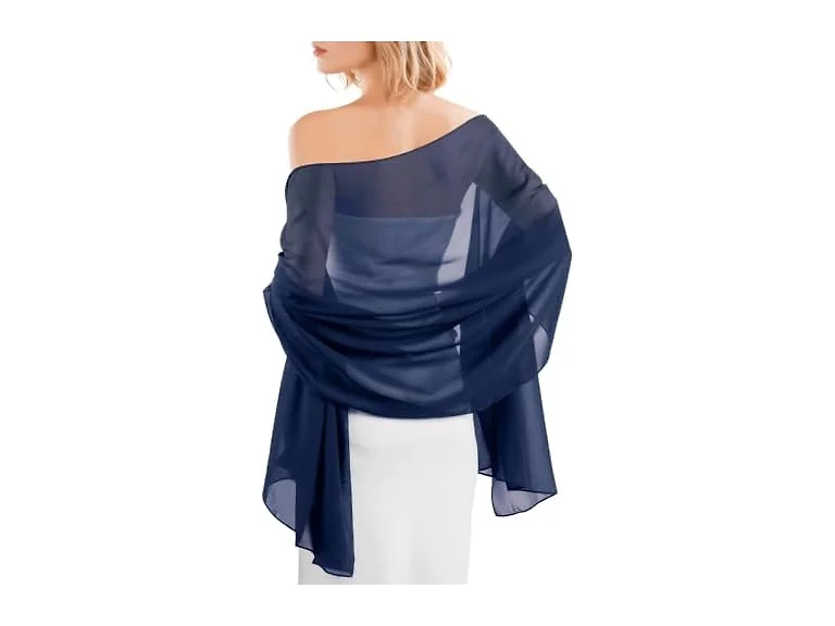 FURTALK Shawl Wrap for Women Navy