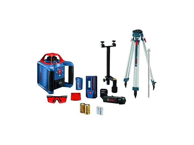Bosch GRL1000-20HVK-R Self-Leveling Rotary Laser Kit
