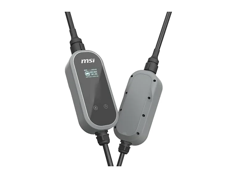 MSI EZgo Type1 (J1772), 40A/9.6Kw, Level 1/2 Portable Charger (Open Box)
