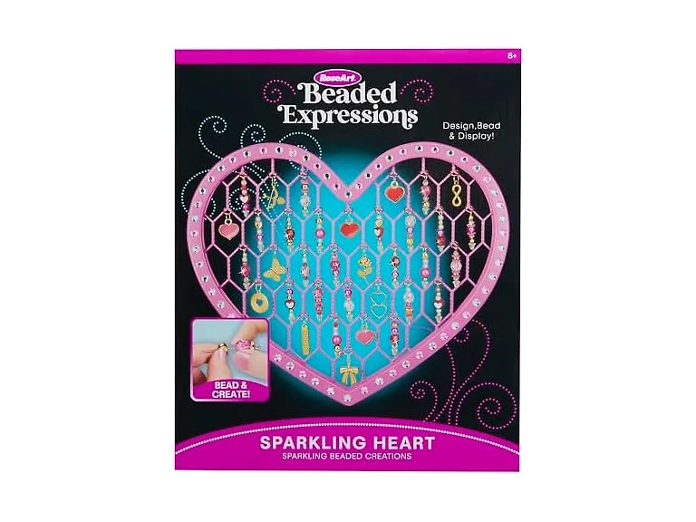 RoseArt Beaded Expressions Heart DIY