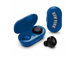 MLB New York Mets Bluetooth Earbuds