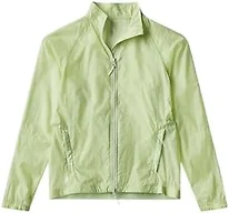Outdoor Voices Women’s Jog Jacket, Lightweight Full Zip Active Jacket with Adjustable Waist, Breathable Performance Fabric, Everyday Layer for Running, Travel & Casual Wear, Pistachio, XS