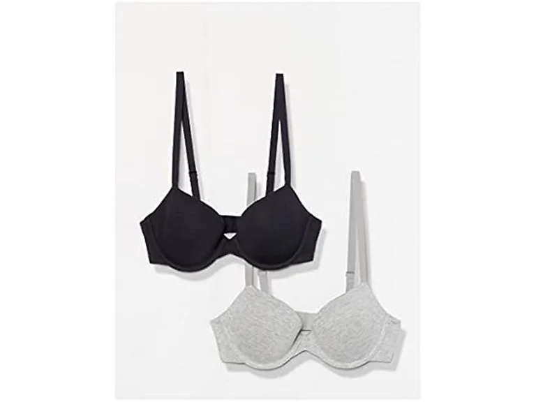 Amazon Essentials Women's Demi Cup Microfibre Bra