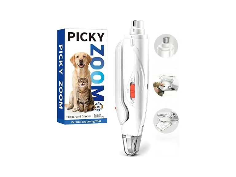 2-in-1 Dog & Cat Nail Clippers and Grinder with Light