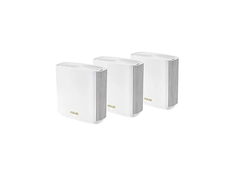 ASUS ZenWiFi Whole-Home Mesh WiFi 6E System - AXE7800, 3-Pack, White