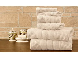 100% Egyptian Cotton 6-Piece Towel Set