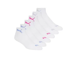 PUMA Women's 12-Pairs Quarter Crew Socks - White