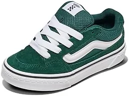 Vans Kids' Caldrone Shoe, Suede/Mesh Emerald, 1.5