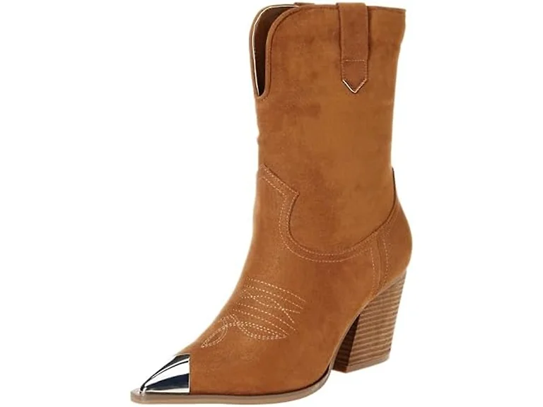 The Drop Women's Sandra Heeled Cowboy Boot