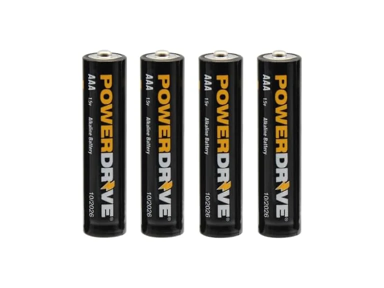 PowerDrive AAA Alkaline Battery PD4AAA