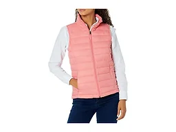 Amazon Essentials Women's Lightweight Water-Resistant Packable Puffer Vest, Pink, Small