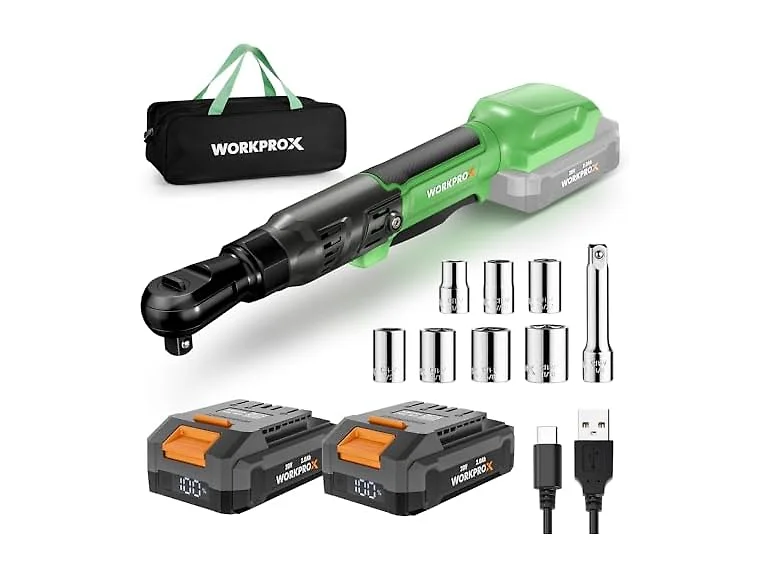 WORKPROX 3/8 Electric Ratchet Set