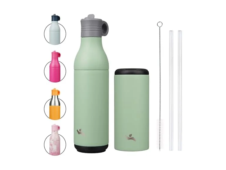 Stainless Steel Water Bottle Green