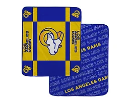NFL Team Reversible Soft Blanket - Los Angeles Rams