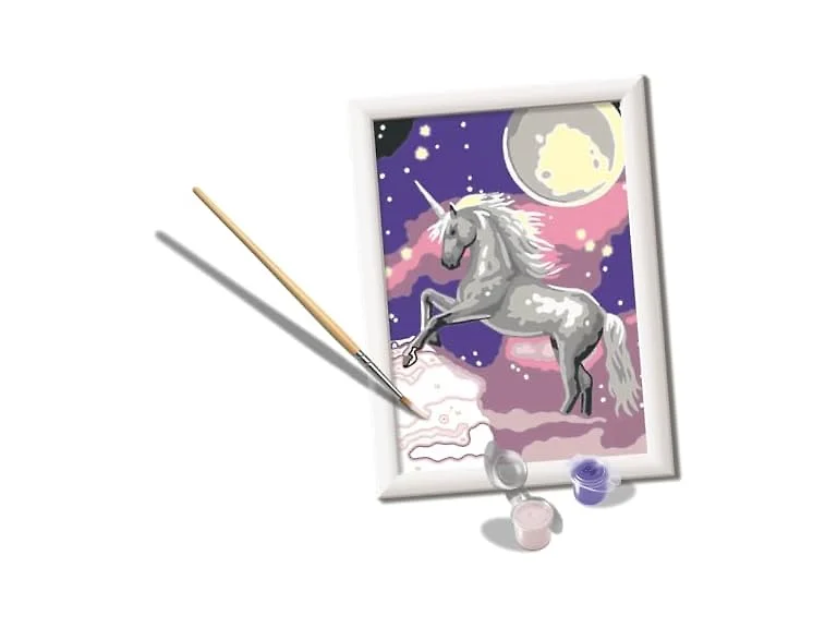 Ravensburger - Unicorn CreArt Paint by Numbers Kit