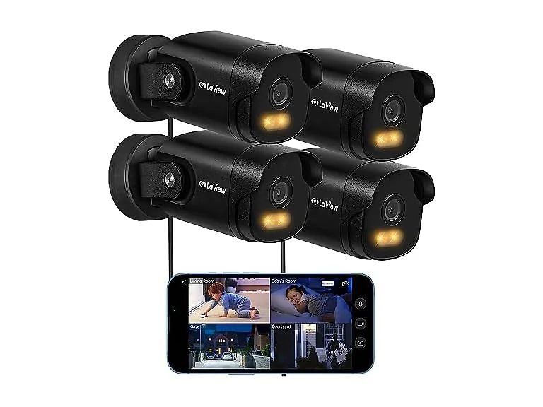 La View LV-PWB10B-4PK B10 Outdoor Camera 4PK Black