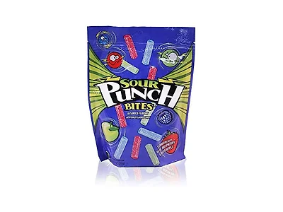 Sour Punch Flavors Bites Candy, 9 Ounce -- 12 per