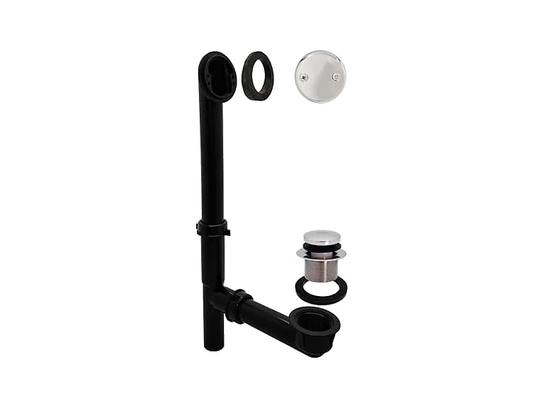 Westbrass 14in Waste Overflow Tip-Toe PC