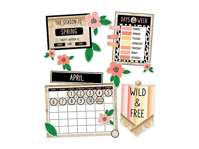 Schoolgirl Style Simply Safari 106-Piece Calendar