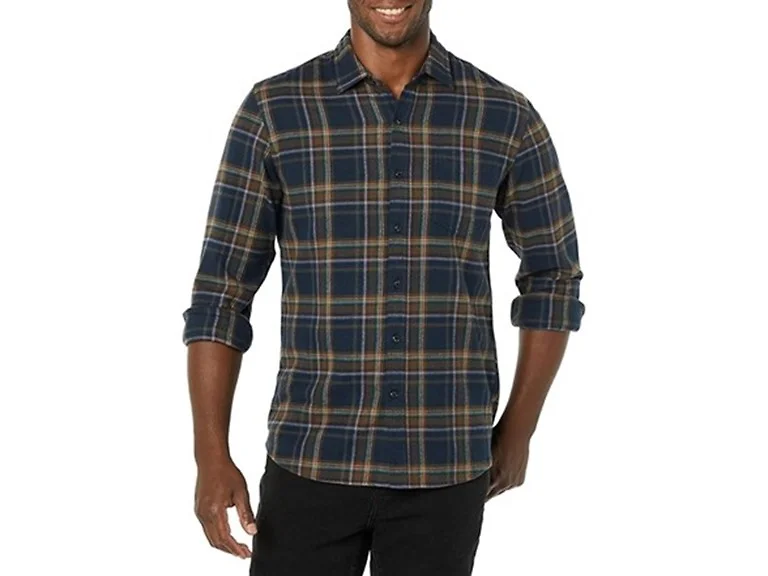 Amazon Essentials Men's Cotton Flannel Shirt
