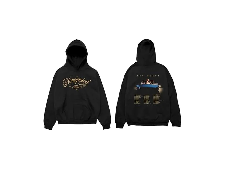 Ben Platt Tour Hoodie, Small Black