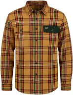 Field & Stream Men's Hardwood Heavyweight Flannel Shirt, Truffle Plaid, Large